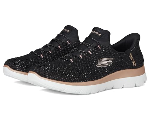 Skechers Women's Summits Hands-Free Slip-On Sneakers with Brilliant Shine